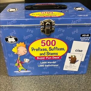 Blue Super Duper Educational Tin Box